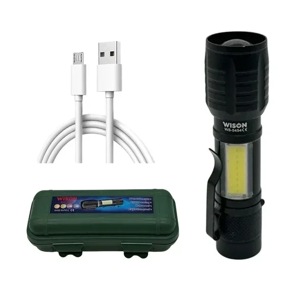 Wison WS-5454 LED Şarjlı Mini El Feneri (5224) ürün görseli 1