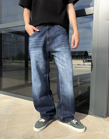 Premium Eskitme Baggy Pantolon ürün görseli 1