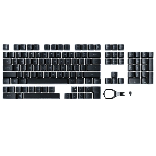 ASUS AC04 ROG PBT DOUBLESHOT KEYCAP SET FOR ROG RX SWITCHES ürün görseli 1