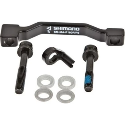 Shimano SM-MA-F180P/P2 Ön Disk Fren Adaptörü 180 MM ROTOR ADAPTÖR 160mm maşaya 180mm rotor adaptör ürün görseli 1