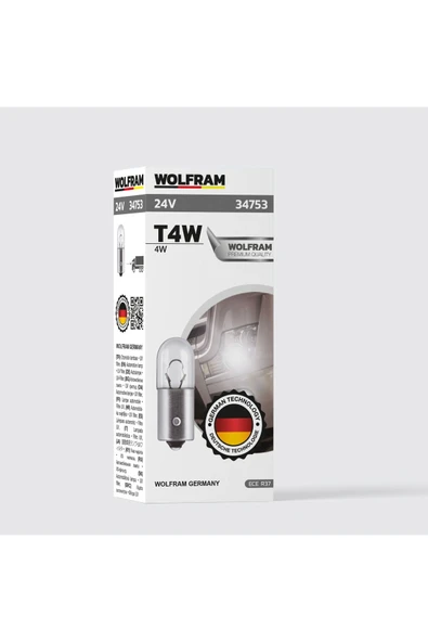 T4W Ampul 53 24V 4W (1 Paket 10 Adet) - 34753 ürün görseli 1