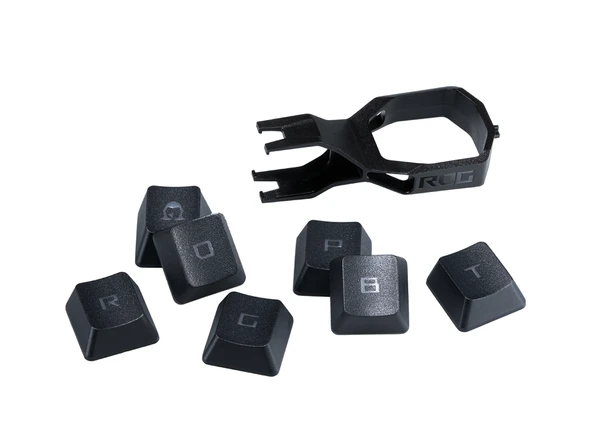 ASUS AC04 ROG PBT DOUBLESHOT KEYCAP SET FOR ROG RX SWITCHES - Resim 8