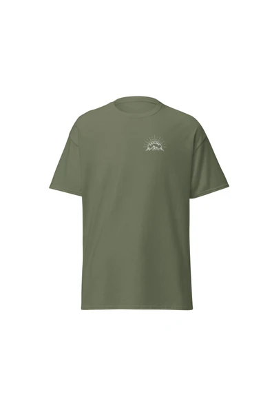 Explore Keşfet Dağcı Doğa Macera Temalı Baskılı Unisex Bisiklet Yaka Pamuklu Tişört ürün görseli 1
