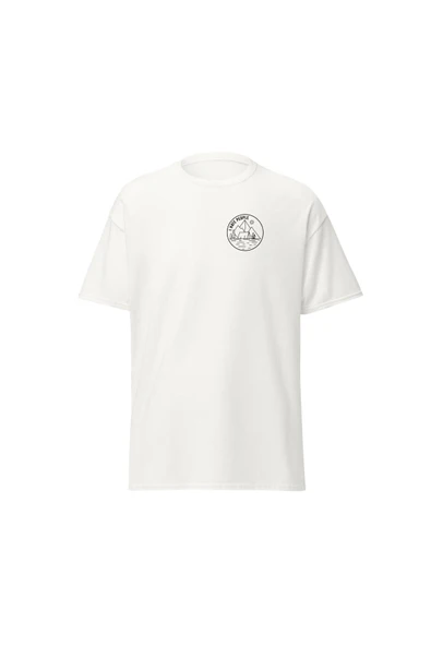 I Hate People Esprili Kamp Çadır Doğa Baskılı Unisex Pamuklu Tişört ürün görseli 1