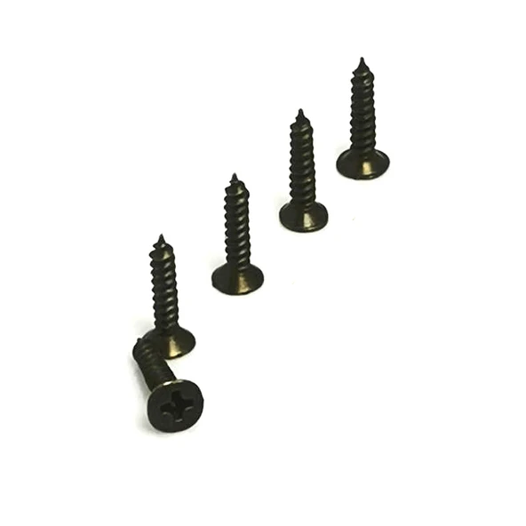 Klips, Menteşe, Ayak Vidası 2,2x7,5mm Çelik - Siyah 100 Adet ürün görseli 1