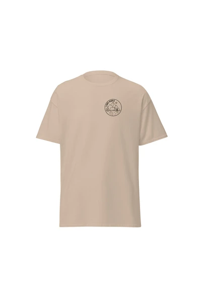 I Hate People Esprili Kamp Çadır Doğa Baskılı Unisex Pamuklu Tişört ürün görseli 1