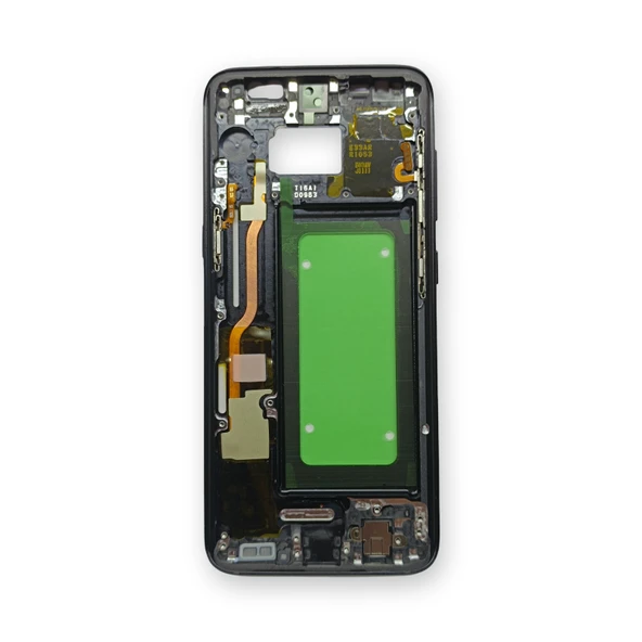 Samsung G950 Kasa Samsung Galaxy S8 Uyumlu SM-G950F Siyah Renk Orta Kasa Çıtalı on off Ses tuş bordu Üzerinde ürün görseli 1