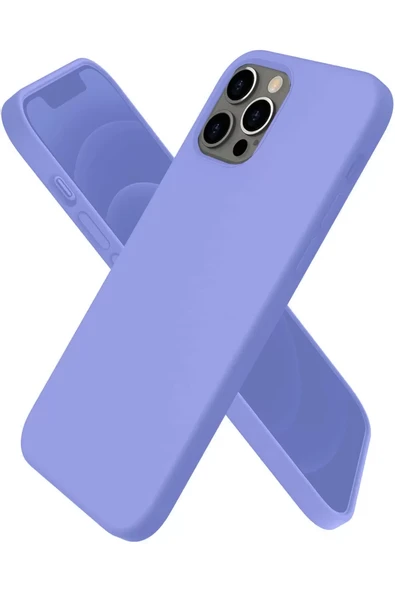 Newface Apple iPhone 12 Pro Max Kılıf First Silikon - Mor ürün görseli 1