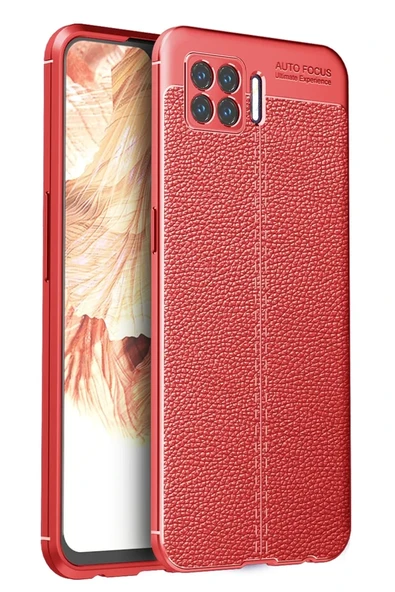 Newface Oppo A73 Kılıf Auto Focus Kapak - Kırmızı ürün görseli 1