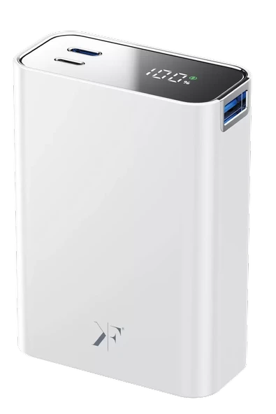 Newface PW501 20.000 mAh Dijital Göstergeli 2 Adet 45W Type-C ve 22.5W USB Çıkışlı Şarj PD Hızlı Şarj Powerbank - Beyaz ürün görseli 1