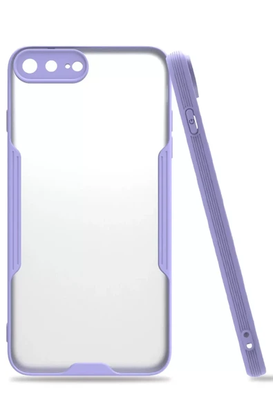 Newface Apple iPhone 7 Plus Kılıf Platin Silikon - Lila ürün görseli 1