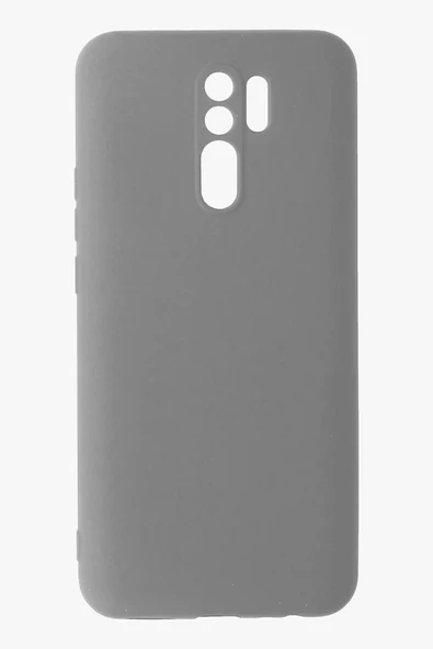 Newface Xiaomi Redmi 9 Kılıf Nano içi Kadife Silikon - Gri ürün görseli 1
