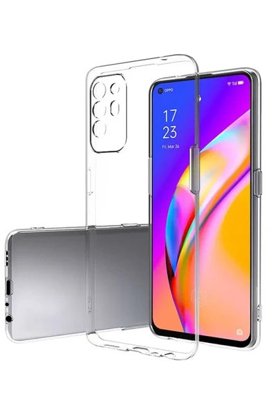 Newface Oppo Reno 5 Lite Kılıf Lüx Şeffaf Silikon ürün görseli 1