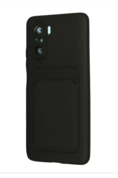 Newface Xiaomi Mi 11i Kılıf Kelvin Kartvizitli Silikon - Siyah ürün görseli 1