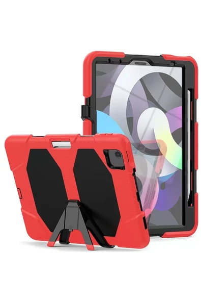 Newface Apple iPad Pro 11 (2020) Kılıf Griffin Tablet Kapak - Kırmızı ürün görseli 1