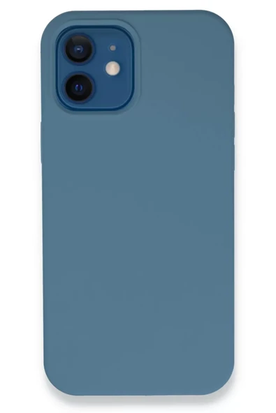Newface Apple iPhone 12 Kılıf Lansman Legant Silikon - Açık Mavi ürün görseli 1