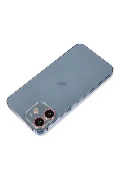 Newface Apple iPhone 12 Shine Kamera Lens Koruma Cam - Pembe ürün görseli 1