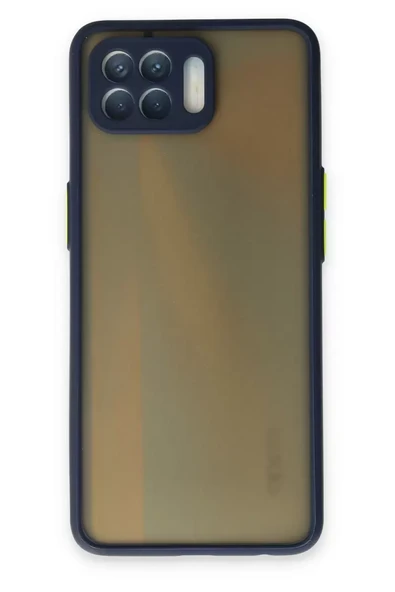 Newface Oppo Reno 4 Lite Kılıf Montreal Silikon Kapak - Lacivert ürün görseli 1