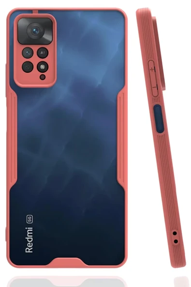 Newface Xiaomi Redmi Note 11 Pro Kılıf Platin Silikon - Pembe ürün görseli 1