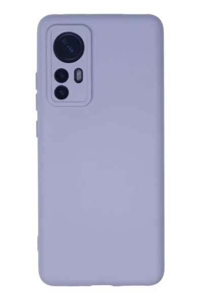 Newface Xiaomi Mi 12 Kılıf Nano içi Kadife Silikon - Lila ürün görseli 1