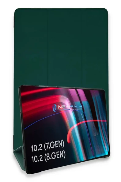 Newface Apple iPad 10.2 (7.nesil) Kılıf Tablet Smart Kılıf - Koyu Yeşil ürün görseli 1