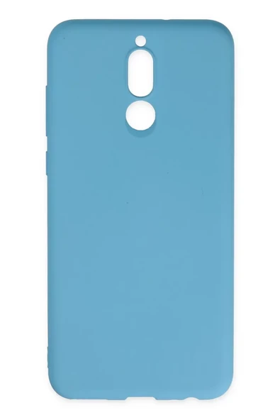 Newface Huawei Mate 10 Lite Kılıf Nano içi Kadife Silikon - Mavi ürün görseli 1