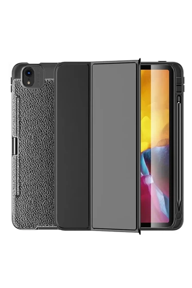 Newface Apple iPad Air 4 10.9 Kılıf Tablet Focus Silikon - Siyah ürün görseli 1