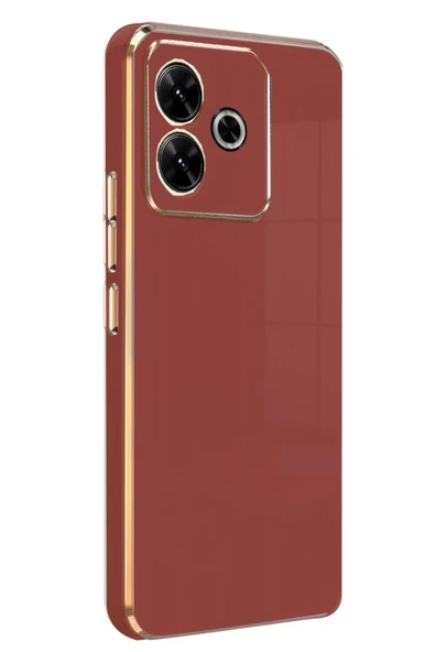 Newface Xiaomi Redmi 13 4G Kılıf Volet Silikon - Kırmızı ürün görseli 1
