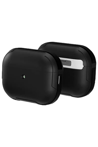 Movenchy Apple Airpods 3 (3.nesil) MO-A8 Armor Kılıf - Siyah ürün görseli 1