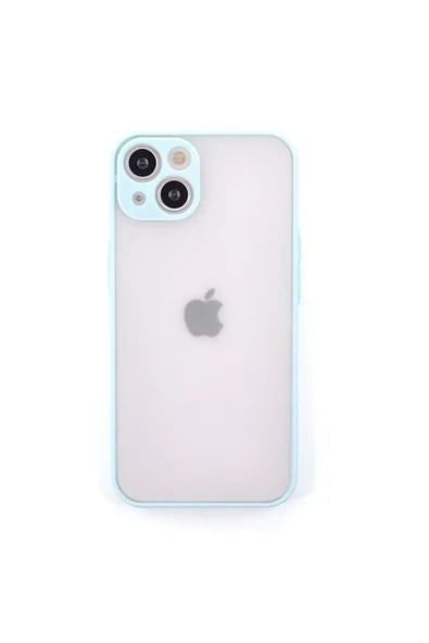 Newface Apple iPhone 14 Kılıf Montreal Silikon Kapak - Turkuaz ürün görseli 1