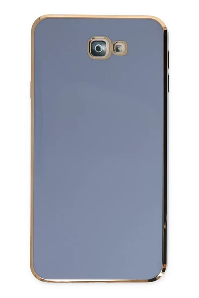 Newface Samsung Galaxy J7 Prime Kılıf Volet Silikon - Mavi ürün görseli 1