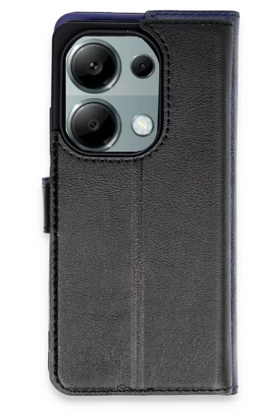 Newface Xiaomi Redmi Note 13 Pro 4G Kılıf Trend S Plus Kapaklı Kılıf - Siyah ürün görseli 1