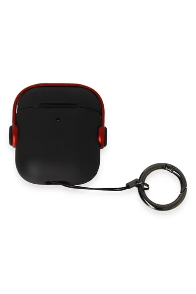 Newface Apple Airpods 2 (2.nesil) Cool Kılıf - Siyah-Kırmızı ürün görseli 1