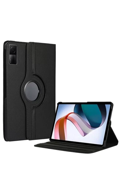 Newface Xiaomi Redmi Pad SE 4G Kılıf 360 Tablet Deri Kılıf - Siyah ürün görseli 1