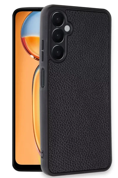 Newface Samsung Galaxy A36 Kılıf Aras Deri Kapak - Siyah ürün görseli 1