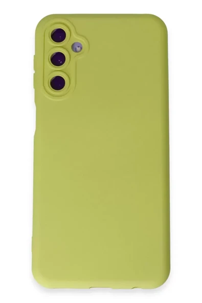 Newface Samsung Galaxy M14 5G Kılıf Nano içi Kadife Silikon - Sarı ürün görseli 1