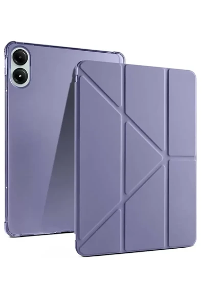 Newface Xiaomi Redmi Pad Pro 12.1 Kılıf Kalemlikli Mars Tablet Kılıfı - Lila ürün görseli 1