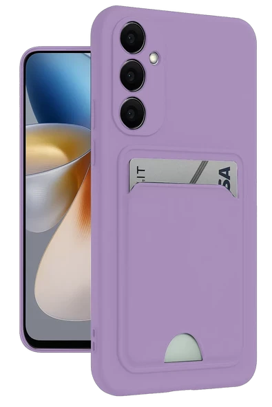 Newface Samsung Galaxy S24 Plus Kelvin Kartvizitli Silikon - Lila ürün görseli 1