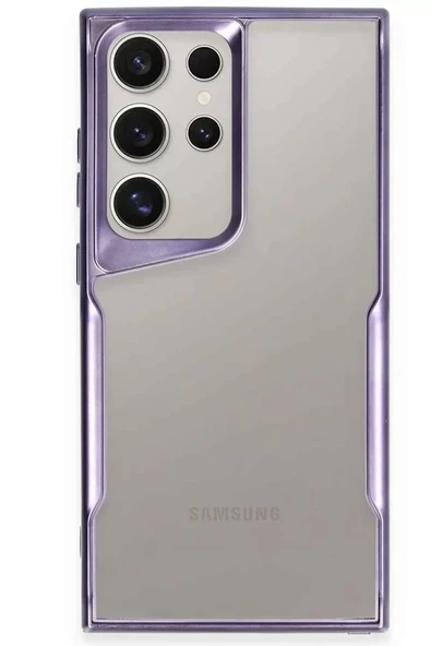 Newface Samsung Galaxy S25 Ultra Kılıf Boyi Silikon Kapak - Derin Mor ürün görseli 1