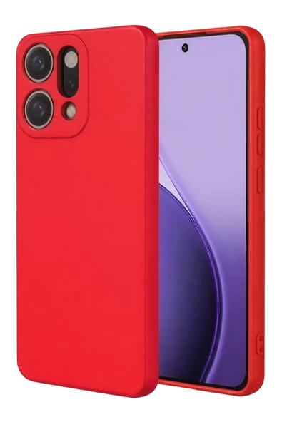 Newface Oppo Reno 14 First Silikon - Kırmızı ürün görseli 1