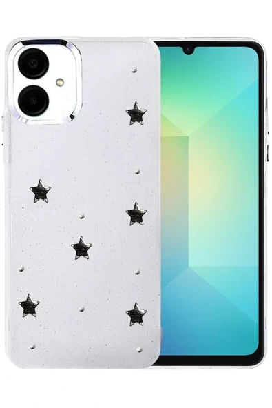 Newface Samsung Galaxy A06 Fiyonk Desenli Kapak - Desen 4 ürün görseli 1
