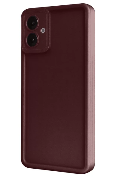 Newface Samsung Galaxy A07 4G Viera Silikon - Bordo ürün görseli 1
