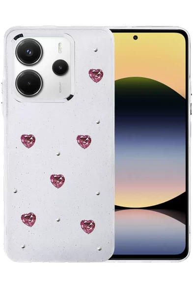 Newface Xiaomi Redmi Note 14 4G Fiyonk Desenli Kapak - Desen 3 ürün görseli 1