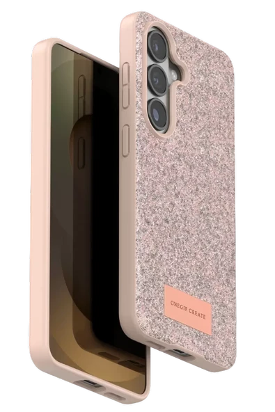 Onegif Samsung Galaxy S26 Plus Bright Simli Kapak - Pembe ürün görseli 1