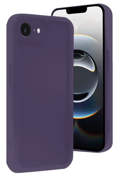 Newface Apple iPhone 16E Kılıf Viera Silikon - Mor ürün görseli 1