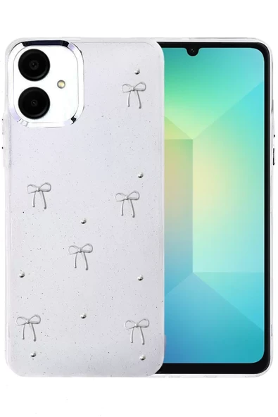 Newface Samsung Galaxy A06 Fiyonk Desenli Kapak - Desen 1 ürün görseli 1