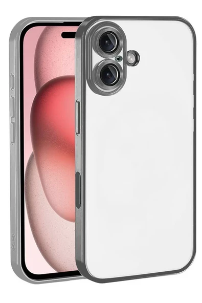 Newface Apple iPhone 17 Razer Lensli Silikon - Titan Gri ürün görseli 1