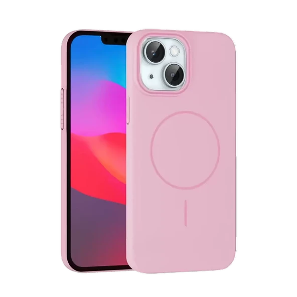 Joko Apple iPhone 15 Plus Broş Magsafe Kapak - Pembe - Resim 3