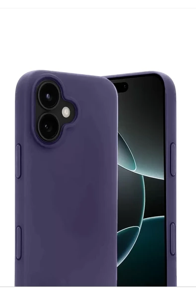 Newface Apple iPhone 17 First Silikon - Mürdüm - Resim 2