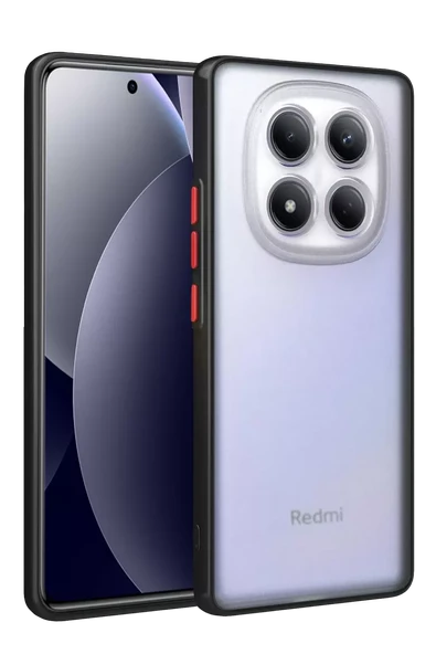 Newface Xiaomi Redmi Note 15 Pro 4G Montreal Silikon Kapak - Siyah ürün görseli 1